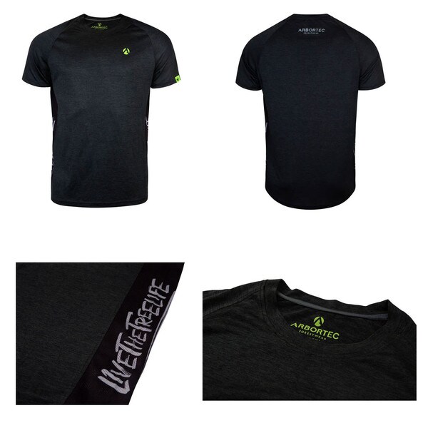 arbortec performance t shirt black