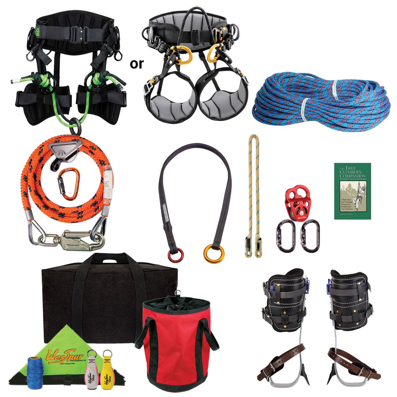 professional tree climbing kit