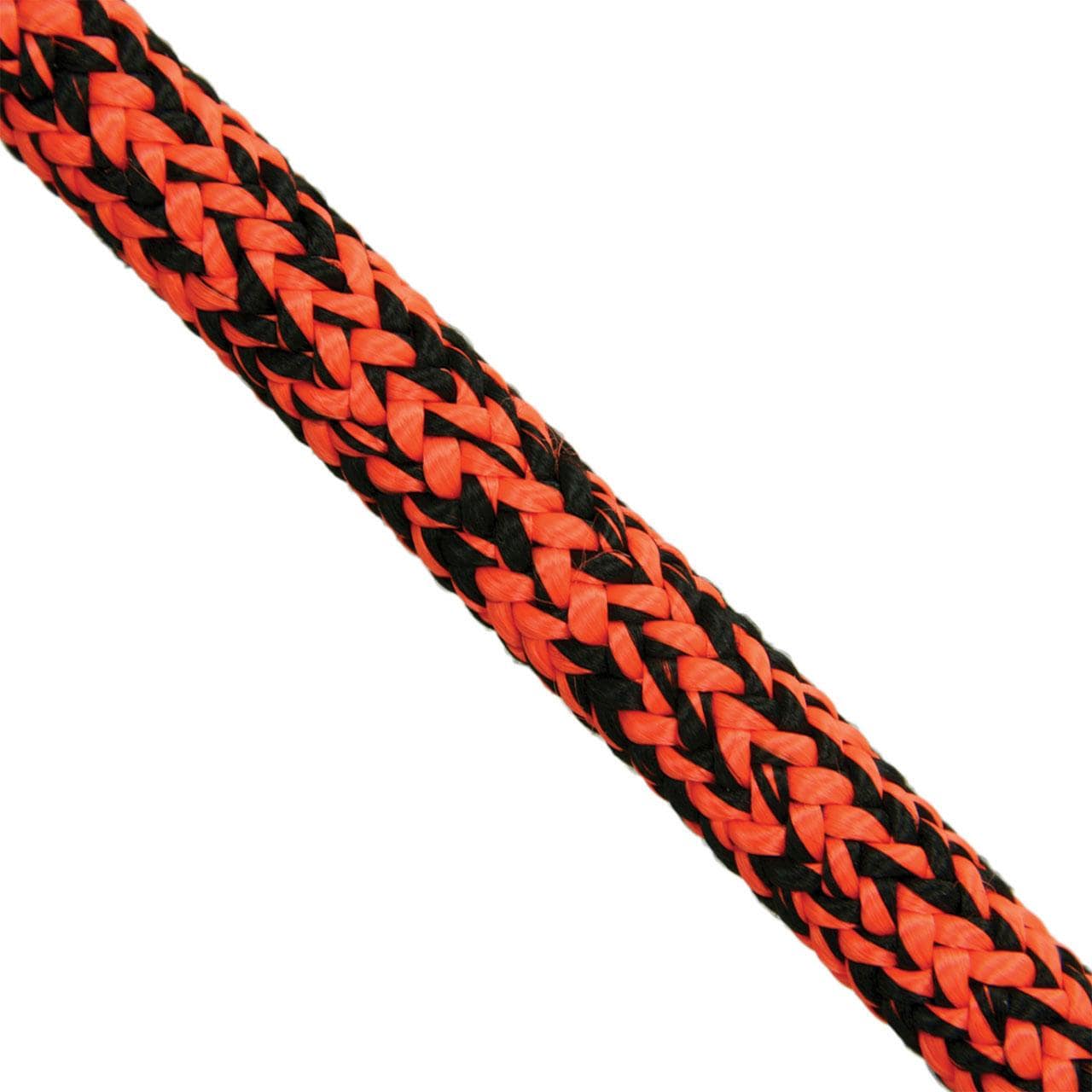 orange and black strand of yale imori climbing rope