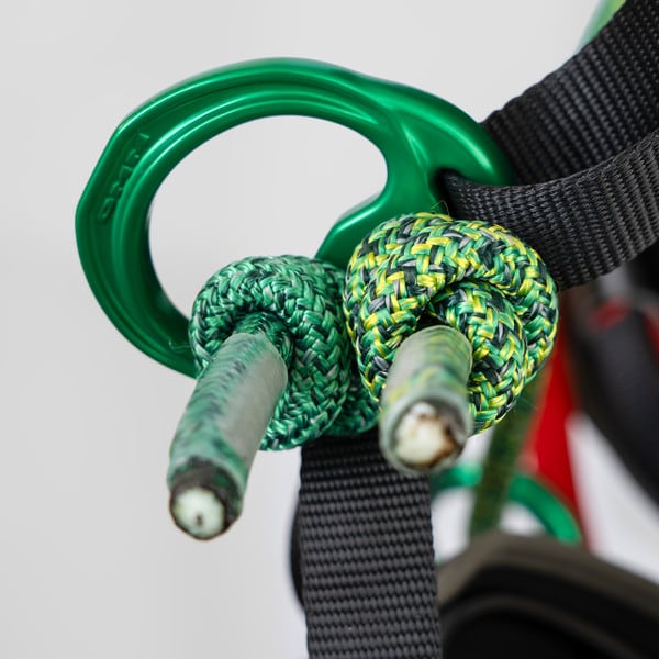 dmm kinisi pro harness knots detail