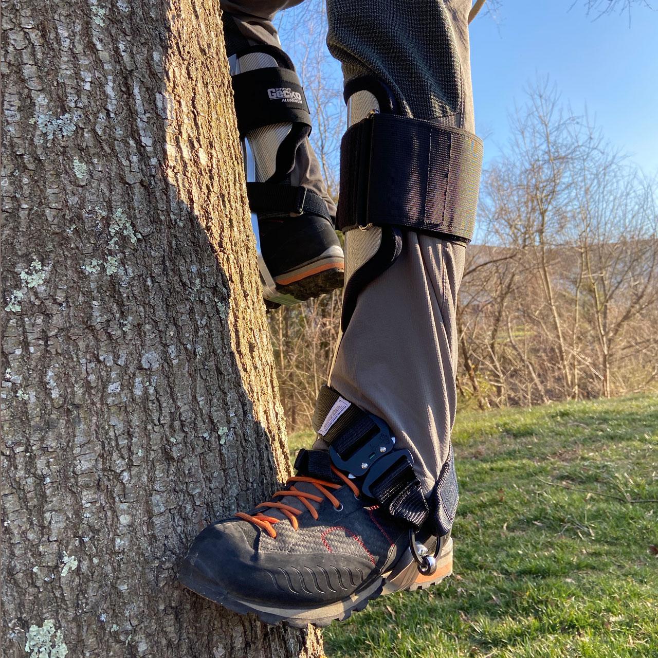 Tree climbing spike store boots